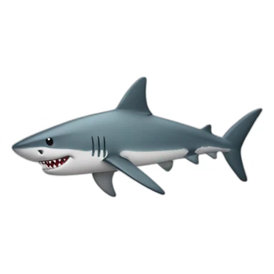 business shark sticker