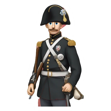 British soldier in full view of the Crimean War sticker