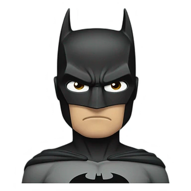Batman sad sticker