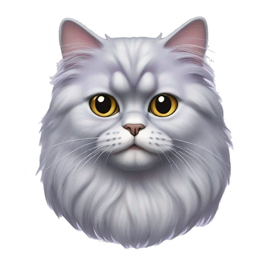 Lilac Persian cat sticker