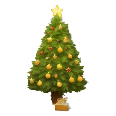 Cozy christmas tree  sticker