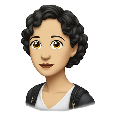 Natalia Lafourcade thinking sticker