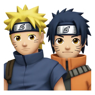 Naruto und sasuke  sticker