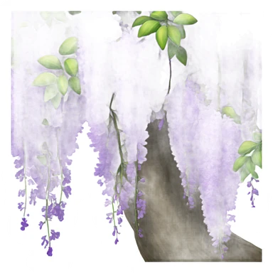 Wysteria Tree Full Tree sticker