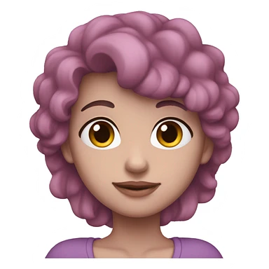 Corazón  de color lila sticker