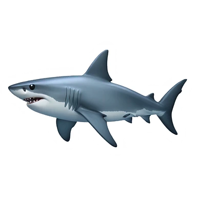Shark with a big butt sticker