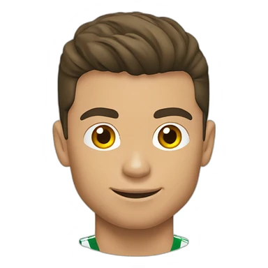 Cristiano Ronaldo jugando fútbol  sticker