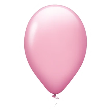 Light pink one balloon  sticker