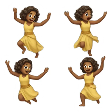 miriam dancing biblical sticker