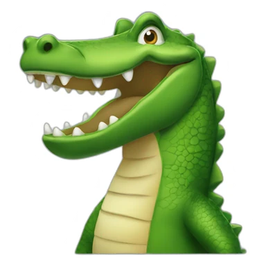 cash alligator sticker