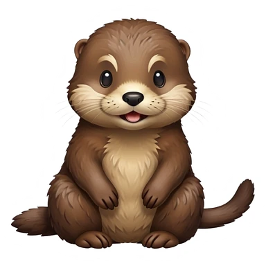 Huffy otter sticker