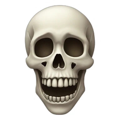 Tête de mort amour sticker