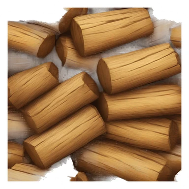 lump of wood sticker