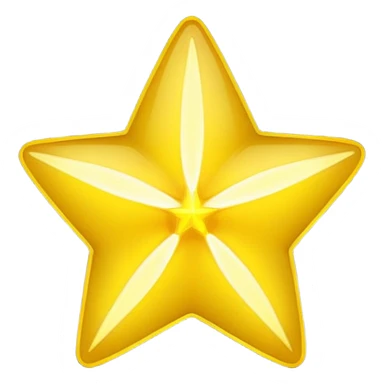 Yellow star sticker