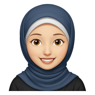Women with hijab sticker