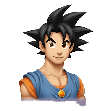goku as a disney princess sticker