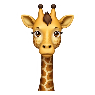 Jirafa con un examen suspenso sticker