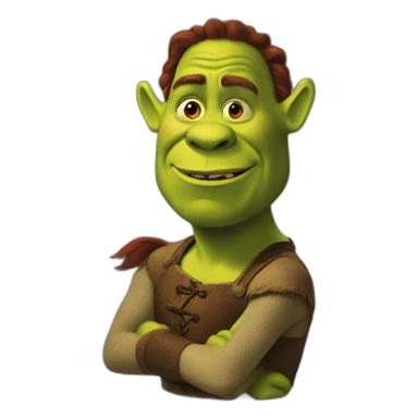 red-shrek sticker