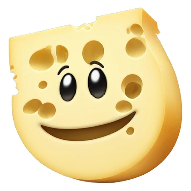 smiling fetta cheese sticker