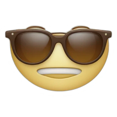 Singe lunettes de soleil  sticker