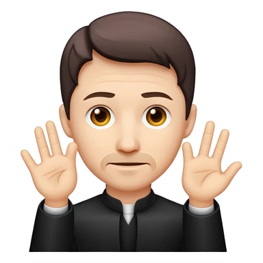 make a little finger emoji sticker