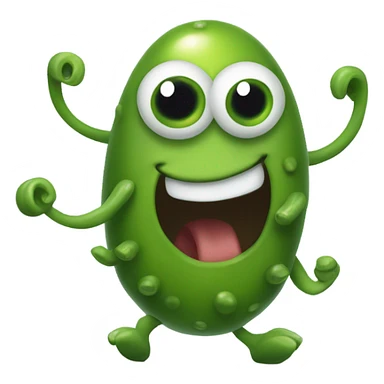 Pickle monster sticker