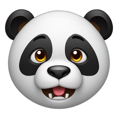 angry panda sticker