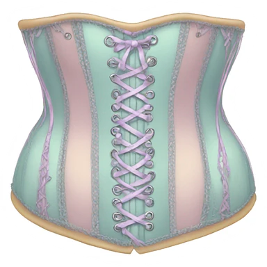 Pastel corset  sticker