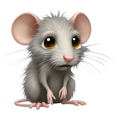 pathetic rat sticker