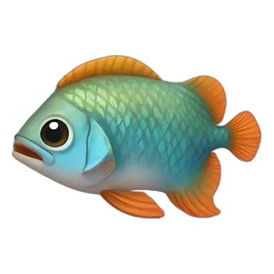 Kissie fish sticker