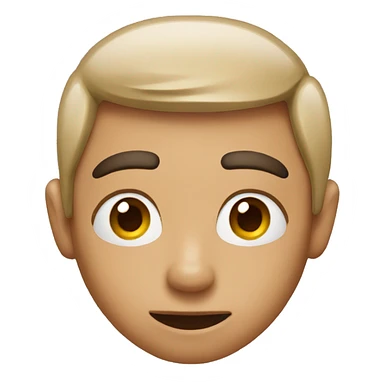 Emoji with one eyebrow high sticker