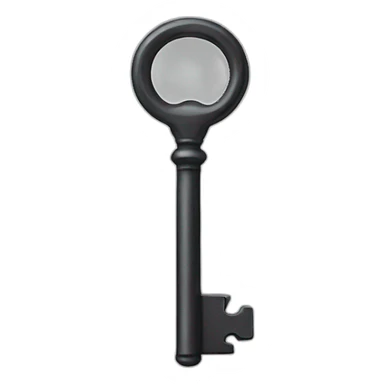 modern key sticker