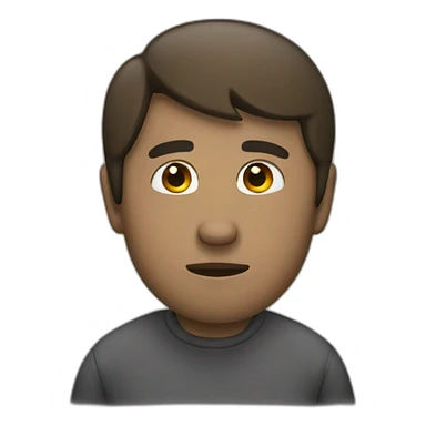 an alone guy during night sticker