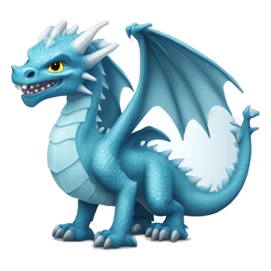 ice dragon sticker