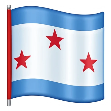 Chicago flag sticker