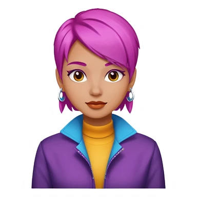 brush hair dye sticker