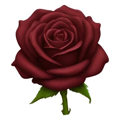 Dark red rose sticker