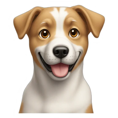 Un chien à côté d’un chat sticker