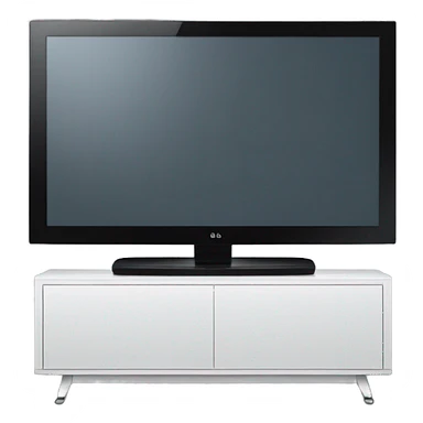 Lg tv wtih black screen with the tv stand sticker