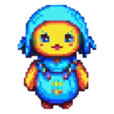 the word 'Vrishali' in pixel art style, gradient effect, classic arcade look sticker