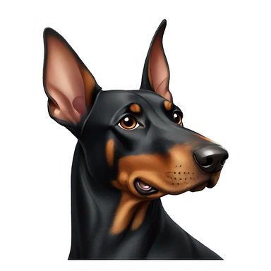 Two different Doberman  sticker