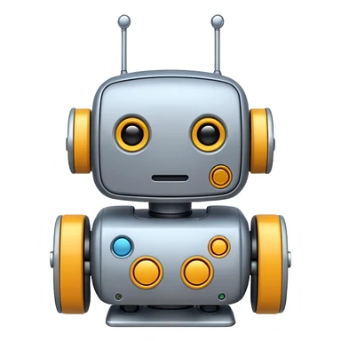 robotic stmoach sticker