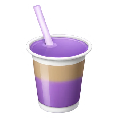 Purple milk tea sticker