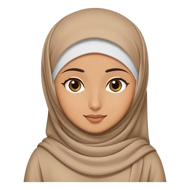 Hijabi making Duaa  sticker