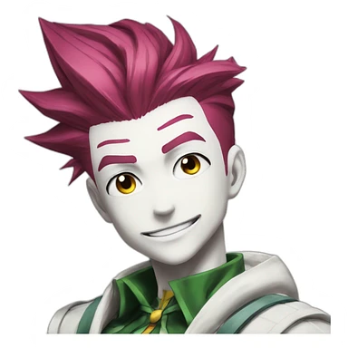hisoka hunterxhunter sticker