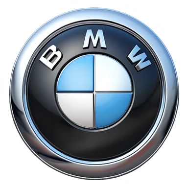 BMW logo emoji 3d 4k qualit sticker