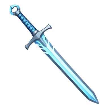 Pixel sword sticker