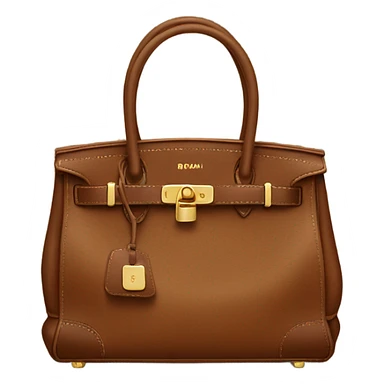 Brown Birkin bag sticker