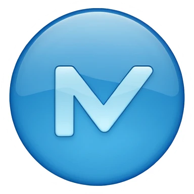 Verificado azul redondo sticker