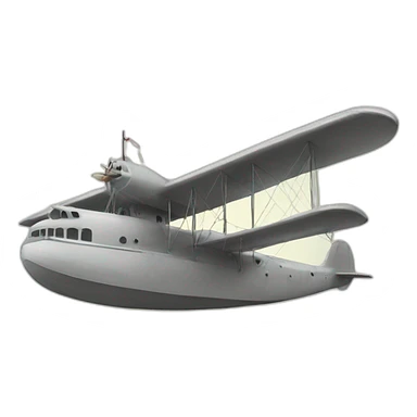 a flying boat sticker